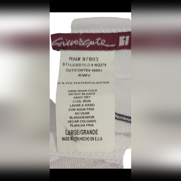 Silvergate brand Pretty Classy Wave Print B&W Shirt With 3/4 Bracelet  Sleeves - Picture 7 of 13